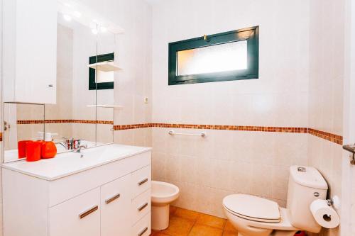 Koupelna v ubytování Casa Higuereta I