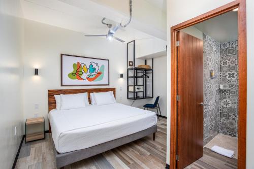 Joint Boutique Hotelにあるベッド