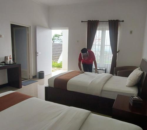 Postel nebo postele na pokoji v ubytování Amaranta Guest House