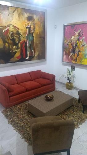 Zona de estar de Hotel MAC7
