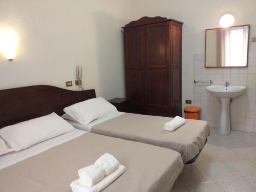 Koupelna v ubytování Hotel Vittorio Veneto Napoli