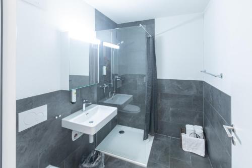 Koupelna v ubytování SKYLINE Exclusive Penthouse Apartments