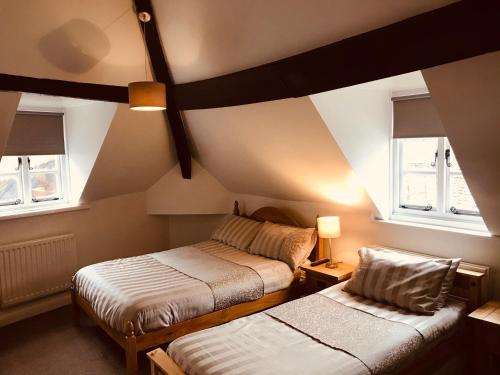 Tempat tidur dalam kamar di Severn Valley Guest House