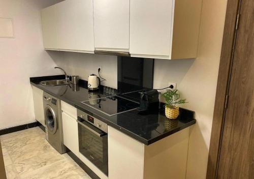 Amazing Flat in Gauthier - Breathtaking View - Best Locationにあるキッチンまたは簡易キッチン