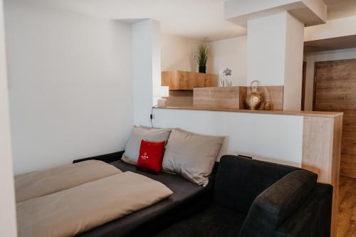 Χώρος καθιστικού στο Alpenwolke Appartements