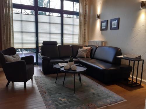Ruang duduk di Ferienwohnung Gänhauk 16