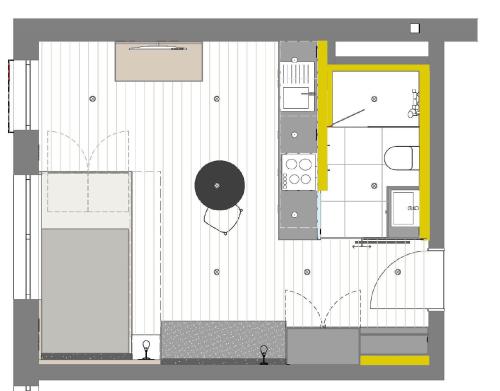 a floor plan of a baseball field at mein-schlafplatz - Leben - Arbeiten - Wohnen in Heidenheim