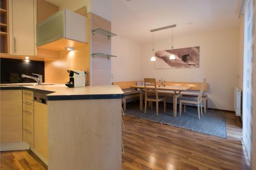 Kuchyň nebo kuchyňský kout v ubytování Hotel Rundeck