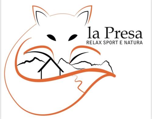 an illustration of a fox with the words la presiarinarinarinarinarina at B&B La Presa in Molino del Pallone
