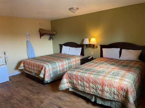 Postel nebo postele na pokoji v ubytování Dilley executive inn