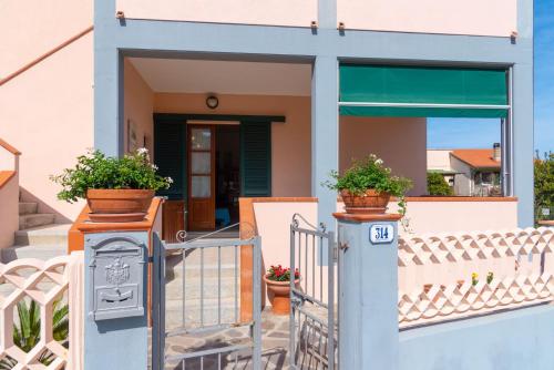 Balkoni atau teres di Appartamento Passeggiata Al Mare