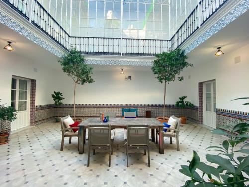 Istumisnurk majutusasutuses LA CASA CUADRADA