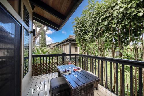 A balcony or terrace at Princeville Mauna Kai 9