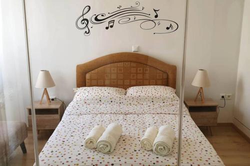 Posteľ alebo postele v izbe v ubytovaní Ground floor apt with rooftop and stunning view