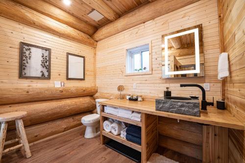 Vonios kambarys apgyvendinimo įstaigoje Boulder Mountain Resort