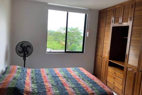 Krevet ili kreveti u jedinici u objektu Apartamento, sector exclusivo de Villavicencio