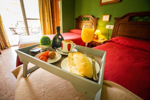 Opciones de desayuno disponibles en Hotel Arunda II