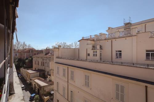 a view of a city from a building at Residenza Il Giglio in Rome