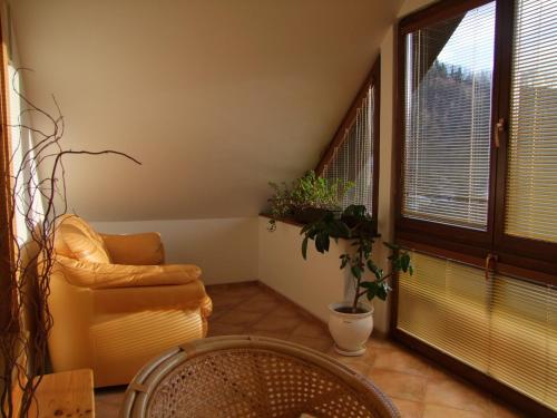 Χώρος καθιστικού στο Apartmán NIKA