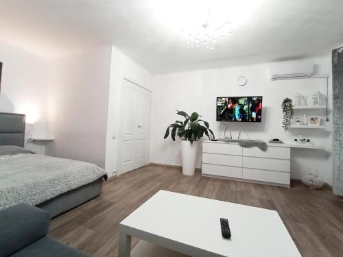 Fotografie z fotogalerie ubytování Біла 1 к Сіті центр 4 поверх ліфт вікна на парк v destinaci Mikolajiv