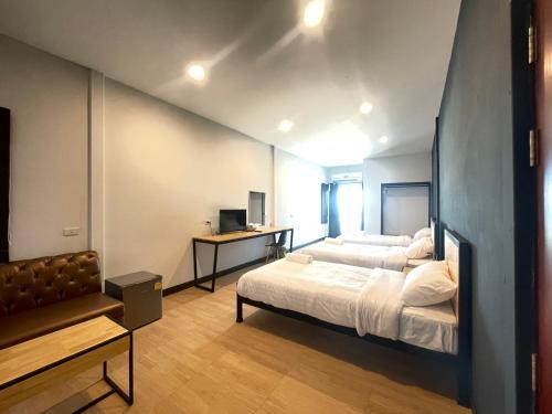 Postel nebo postele na pokoji v ubytování Sinai Hotel