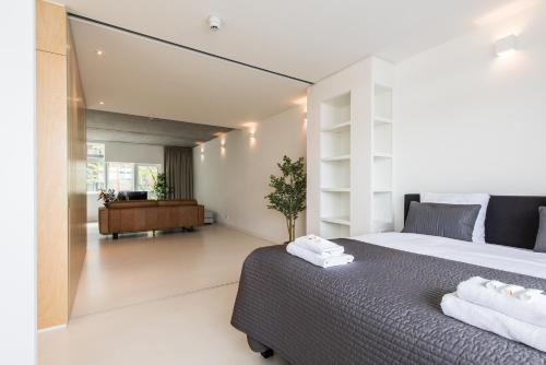 Posezení v ubytování Houthavens Apartments