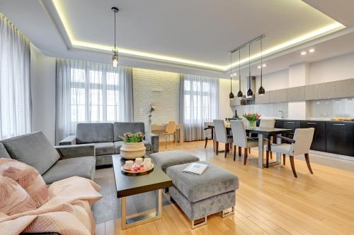 Istumisnurk majutusasutuses Premium Residence by Welcome Apartment