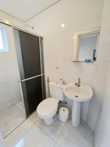 Ένα μπάνιο στο Hotel Jardim do Cedro