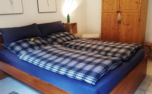 Ліжко або ліжка в номері Ferienwohnung am Atelier Horn