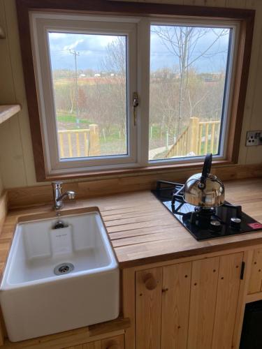 Fotografie z fotogalerie ubytování Riverwood Farms Shepherds Hut v destinaci Talaton