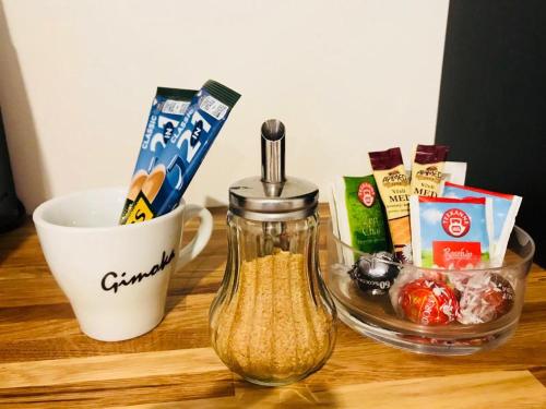 Nápoje v ubytovaní Apartmán Ginko I