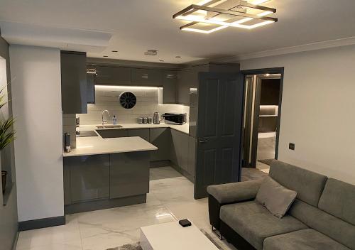 Kuchyň nebo kuchyňský kout v ubytování Beautiful modern cosy central apartment / sleeps 4