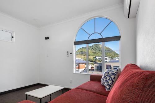 Χώρος καθιστικού στο The Mission Belle Motel
