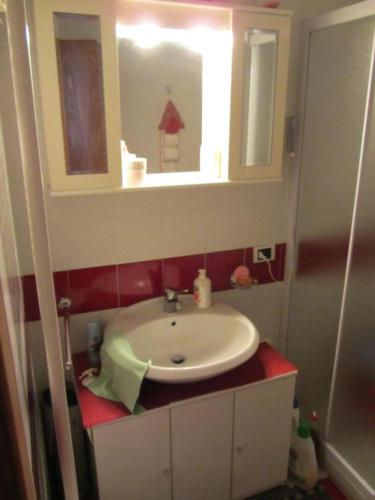 Koupelna v ubytování Appartamento San Vito