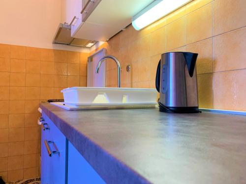 Kuchyň nebo kuchyňský kout v ubytování Roko apartment house
