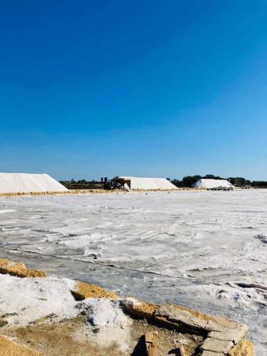 a large icy field with snow on it at La dimora di Clara in Trapani