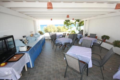 Restaurace v ubytování Cyclades Beach