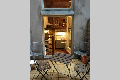 Et opholdsområde på Studio Lyon 1er