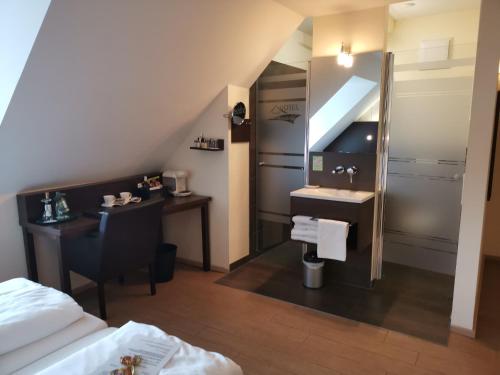 Dapur atau dapur kecil di Hotel Stadt Steinheim