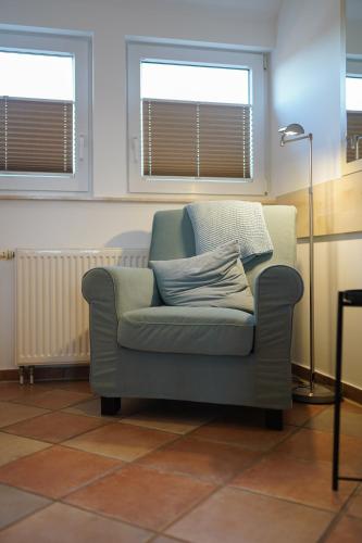 Un lugar para sentarse en Appartementanlage am Arnumer See