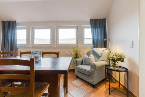 Un lugar para sentarse en Appartementanlage am Arnumer See