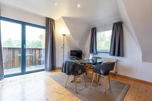 Un lugar para sentarse en Appartementanlage am Arnumer See