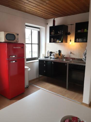 Dapur atau dapur kecil di Zentral Appartement