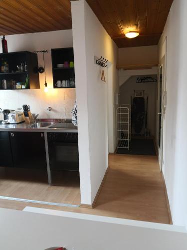 Dapur atau dapur kecil di Zentral Appartement