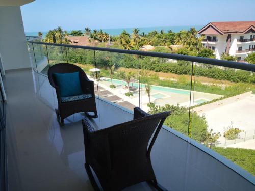 Balcony o terrace sa Morros Eco - Lujo y comfort en Cartagena