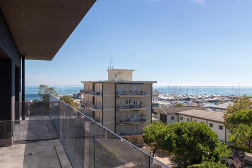 a balcony with a view of a building at Coast Hotel & Spa - Adults Only Aperto tutto l'anno in Milano Marittima