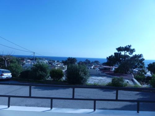 a view from the balcony of a house at Marianthi Studios & Apartments in Pefki Rhodes