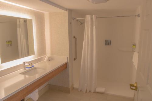 Bilik mandi di Holiday Inn Express & Suites Manassas, an IHG Hotel