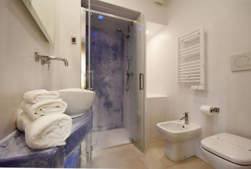 Phòng tắm tại San Gabriele Relais