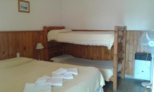 Dviaukštė lova arba lovos apgyvendinimo įstaigoje Amanitas Posada
